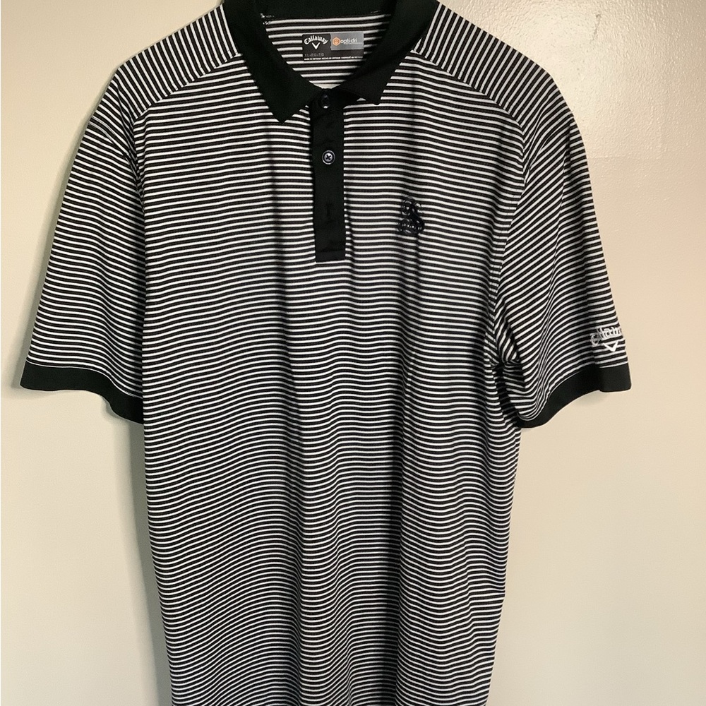 Callaway Black and White Men's Polo Shirt